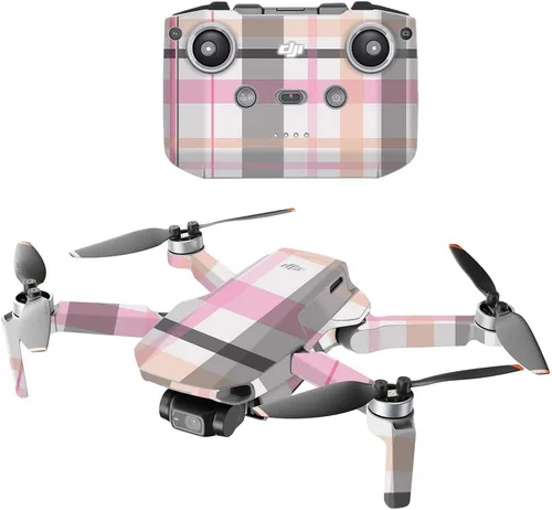 Vista 23 de MightySkins - Compatible con DJI Mini 2 Dron portátil – Aqua Chevron Funda protectora de vinilo duradera y única Fácil de aplicar, quitar y Acua