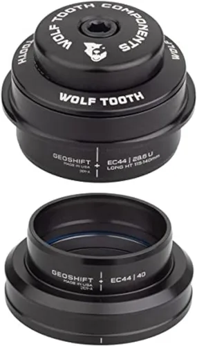 Vista 2 de Wolf Tooth EC44 Superior EC44 Lower GeoShift Auriculares de ángulo de rendimiento de 2 grados cortos bike-headsets-and-accessories