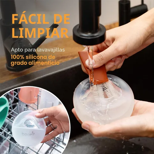 Vista 8 de Boon Trove Extractor de leche manual de silicona – Colector de leche pasivo – Extractor de leche manos libres para lactancia – Esenciales