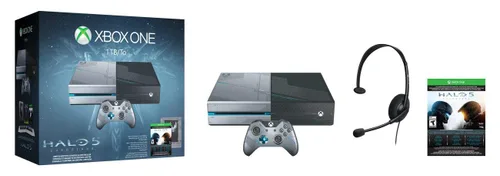 Vista 4 de Xbox One 1TB Console - Limited Edition Halo 5 Guardians Bundle (Renewed)