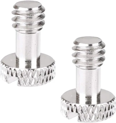 Vista 5 de CAMVATE Tornillo ranurado de 1/4"-20 para placa de liberación rápida (2 piezas) - 2024