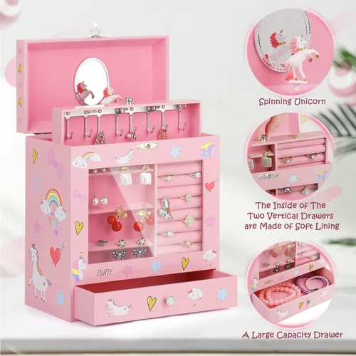Vista 6 de efubaby Joyero mejorado para niñas