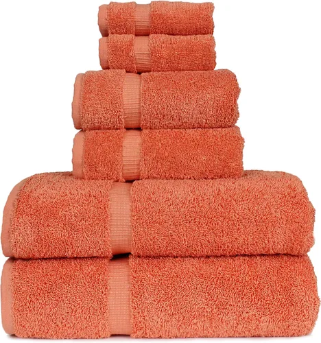 Vista 55 de Colección Luxury Hotel & Spa Altamente Absorbente, Secado Rápido 100% Algodón Turco 700 GSM, Toalla Eco Amigable, para Baño Borde Dobby Toalla