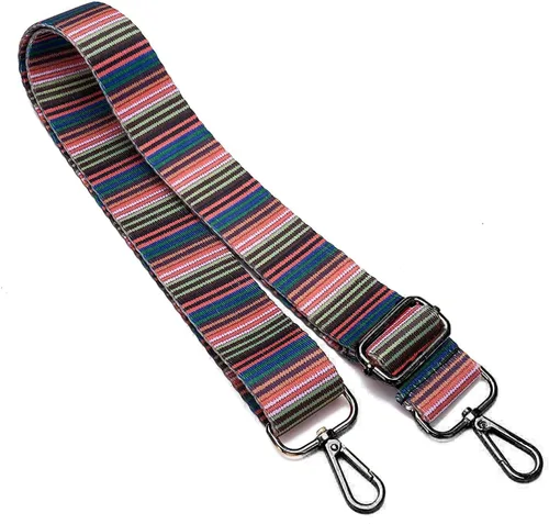 Vista 110 de ZOOEASS Hebillas de níquel Correa ancha para el hombro ajustable de repuesto para cinturón de pistola, hebilla de guitarra estilo bandolera