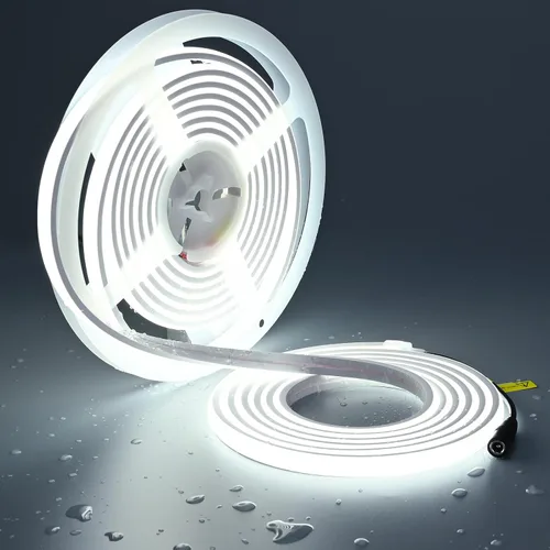 Vista 16 de TOPAI Tira de luces LED COB de 24 V, 3000 K, blanco cálido, 16.4 pies, ultra brillante, 400 lm/ft, sin puntos, CRI>92 480LED/M, alta densidad