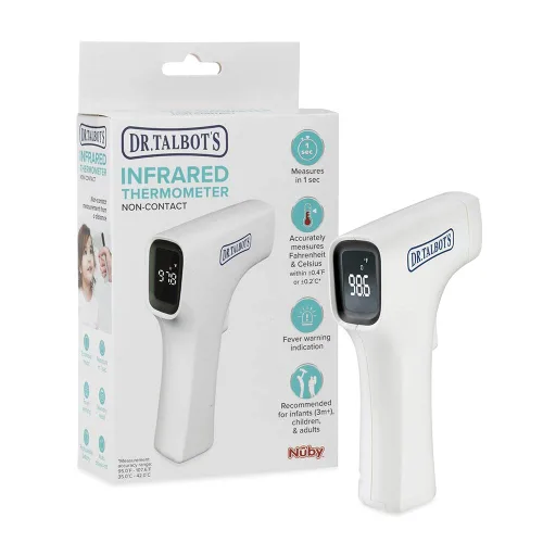 Vista 10 de Dr. Talbot's Termómetro infrarrojo sin contacto con pantalla LED, blanco