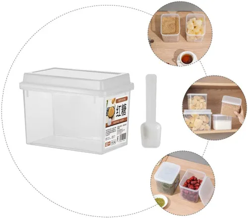Vista 3 de Yardwe Contenedor hermético para almacenamiento de azúcar para almacenamiento de despensa de cereales de harina