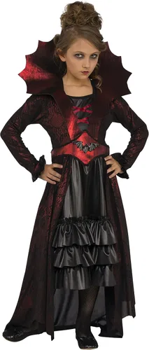 Vista 3 de Rubie's Disfraz de vampiro victoriano para niña, M, Multicolor