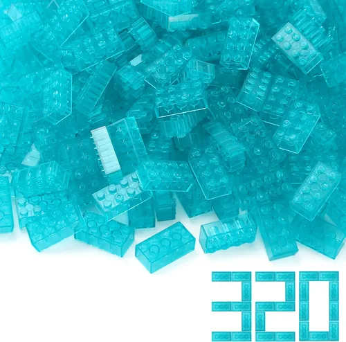 Vista 20 de 100 piezas 2 x 4 Ladrillos Piezas Negras Partes Clásico Juego Creativo Bloques de Construcción Juego de Partes Accesorios de Juguete Compatibles
