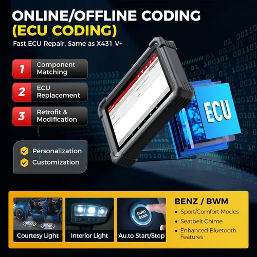 Vista 3 de 2025 LAUNCH X431 Pro Dyno Herramienta de escaneo de diagnóstico todo en uno para todos los automóviles, codificación ECU, control bidireccional, 38+