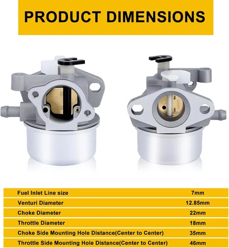 Vista 7 de Panari 799866 Carburador para 675 Series 799871 794304 790845 796707 Motores Toro 20332 20334 Troy-Bilt TB230 cortacésped Craftsman 190cc 6.75 hp