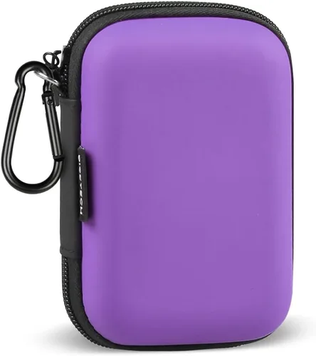 Vista 8 de Estuche para Auriculares, RISETECH Estuche de Transporte para Auriculares Soporte de Almacenamiento Mini Bolsa Auriculares Bolsa Pequeña Accesorios