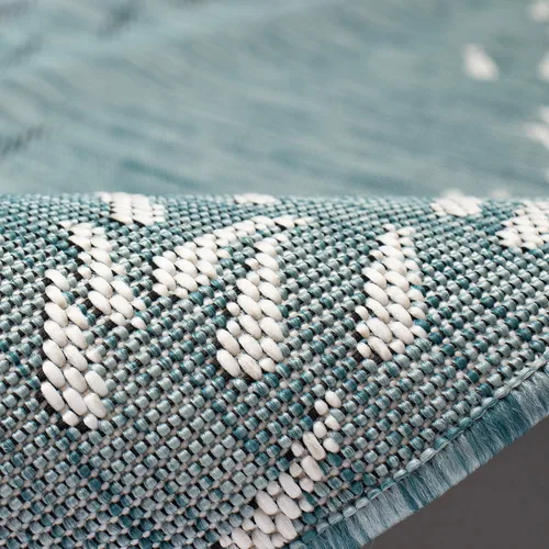 Vista 9 de Liora Manne Carmel - Alfombra decorativa de mezcla sintética para interiores y exteriores, de bajo perfil, contemporánea, decoración de peces Agua