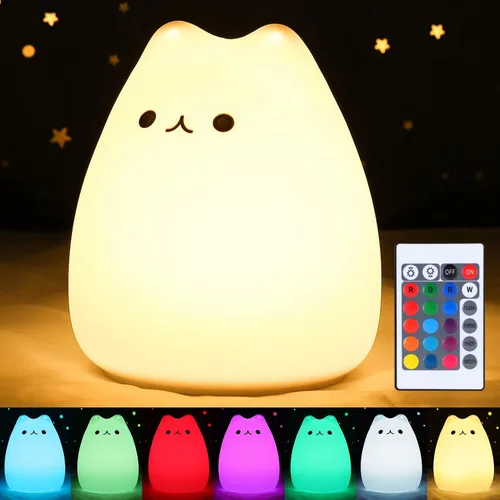 Vista 14 de ZKLiLi Axolotl Luz Nocturna para Niños, Lámpara Suave y Adorable Regulable, Regalos de Luz Nocturna para Niños para Bebé con Temporizador y 16