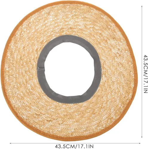 Vista 8 de Yardwe Sombrero de visera de ala completa, cubierta de sombrero de construcción, visera dura, repuesto para el sol para los trabajadores, accesorios