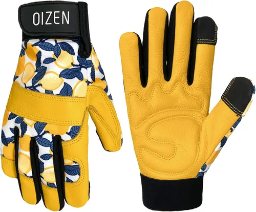 Vista 8 de Guantes de jardinería para hombres y mujeres, a prueba de espinas y resistentes a pinchazos, guantes de trabajo de seguridad y jardinería, regalos