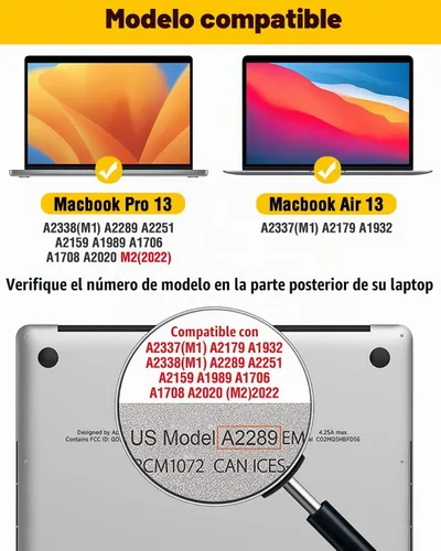 Vista 7 de F FORITO Protector de pantalla magnético de privacidad compatible con MacBook Pro de 13 pulgadas (2016, 2017, 2018, 2019, 2020, 2021, 2022, M1, M2)