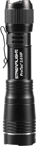Vista 2 de Streamlight 89023 ProTac 2.0 HP 2000-Lumen 85000 Candela Rechargeable High Performance Multi-Functional Tactical Flashlight, Black