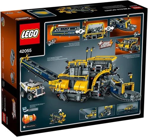 Vista 7 de LEGO Technic Excavadora con Rueda de Cubo 42055 Juguetes para Construir