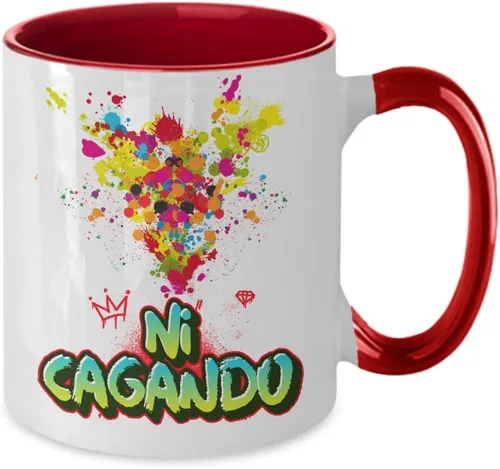 Vista 2 de Presente para cuñada taza de café para colegas Presentes para navidad, graduados, estudiantes Rojo