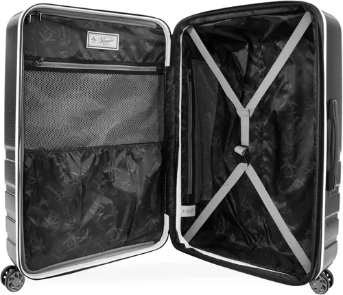 Vista 10 de ORIGINAL PENGUIN Blake Spinner Maletas Negro, 2 piezas, Negro -, Blake - Juego de equipaje giratorio (2 piezas)