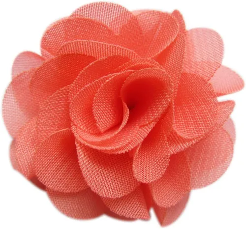 Vista 16 de YYCRAFT Paquete de 30 diademas de flores de gasa de 2 pulgadas, color rosa bebé