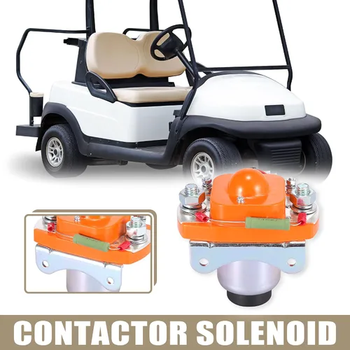 Vista 5 de X AUTOHAUX MZJ-400A Solenoide de contactor principal de metal y plástico para carrito de golf de 48 voltios 400A Reemplazo de solenoides
