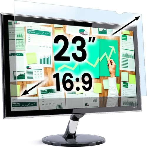 Vista 12 de VINTEZ Panel protector de pantalla de bloqueo de luz azul de 14 pulgadas para monitor de computadora y portátil de pantalla ancha 16:9 – Película