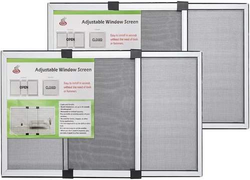 Vista 13 de FLYZZZ - Protector ajustable, deslizable y expansible para ventanas con marco de aluminio con dos modos de colocación, horizontal