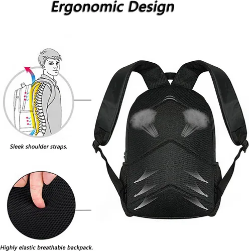 Vista 3 de Meiniyea Juego de mochila de 2 piezas para niños y niñas, G