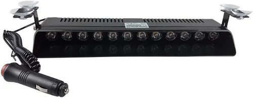 Vista 3 de Luz de emergencia estroboscópica LED 12V para parabrisas, salpicadero, tablero interior, luz de advertencia de peligro para techo, barra de luz