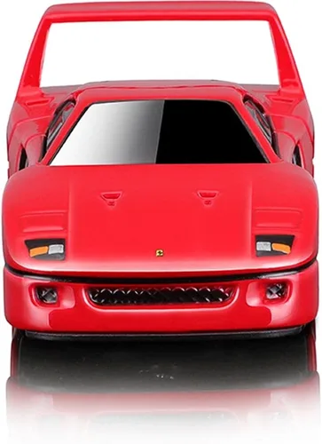 Vista 2 de Muscle Machines 15558 - Coche modelo fundido a troquel rojo Ferrari F40 1/64