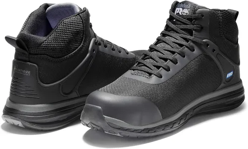 Vista 9 de Timberland PRO Men's Drivetrain Mid Composite Safety Toe Static Dissipative Athletic NT SD35