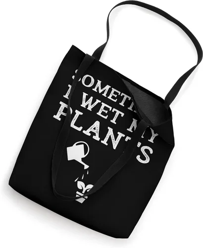 Vista 2 de A veces I Wet My Plants Funny Gardening Gardener Broma Bolsa de regalo