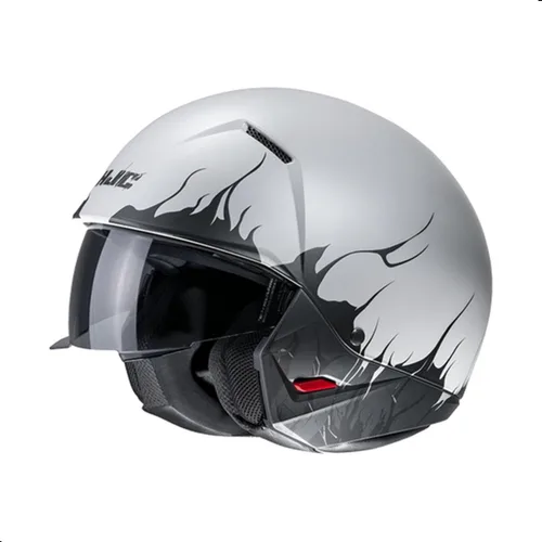 Vista 3 de Casco de motocicleta de cara abierta HJC i20 Scraw, aprobado por DOT (MC10SF, XS)