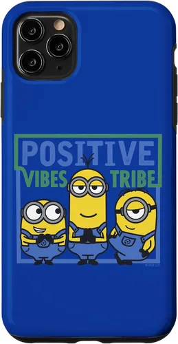 Vista 13 de Minions Carcasa Positive Vibes para iPhone 17