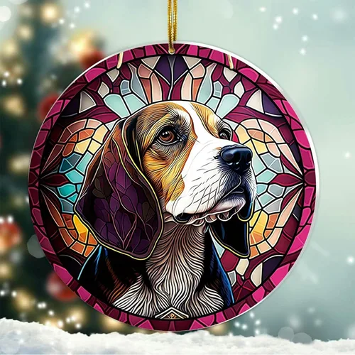 Vista 28 de Regalos de Malamute de Alaska - Adorno Navideño de Perro de Alaska 2025 Regalos de Perro de Alaska para Mujeres, Adorno de Malamute de Alaska