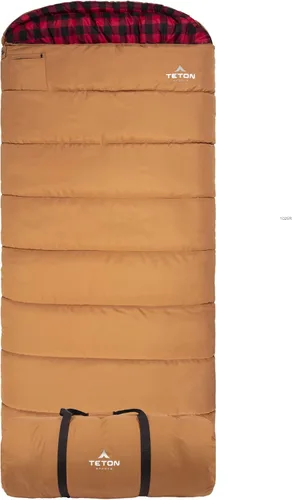 Vista 9 de TETON Sports Deer Hunter Sleeping Bag, Warm and Comfortable Camping Sleeping Bag, Teton Tough Canvas Shell for Camping, Hunting, and Cold Weather