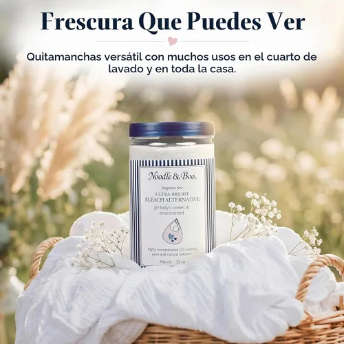 Vista 7 de Noodle & Boo Baby Laundry Essentials Ultra-Bright Bleach Alternativa