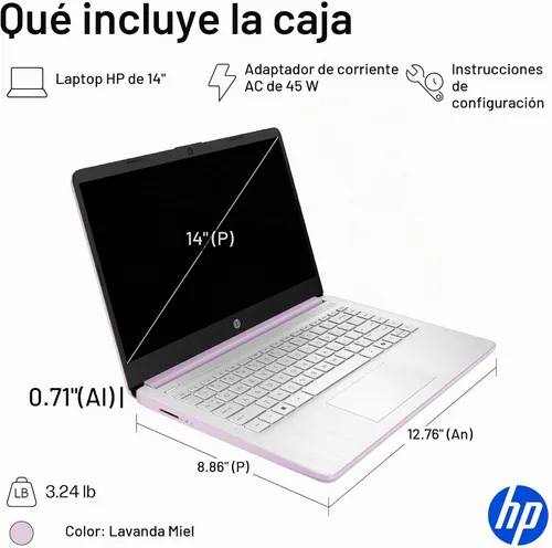 Vista 9 de HP Laptop Essential 2026 Edition, Intel CPU, 128GB de almacenamiento