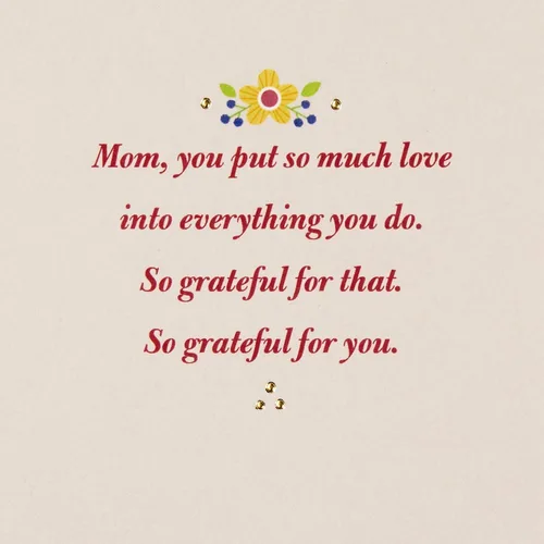 Vista 3 de Hallmark - Tarjeta de felicitación de cumpleaños para mamá