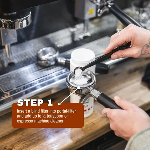 Vista 3 de Espresso Parts Puro Caff - Limpiador de máquina de café expreso de 20 onzas, limpiador multiusos para máquinas de café expreso residenciales