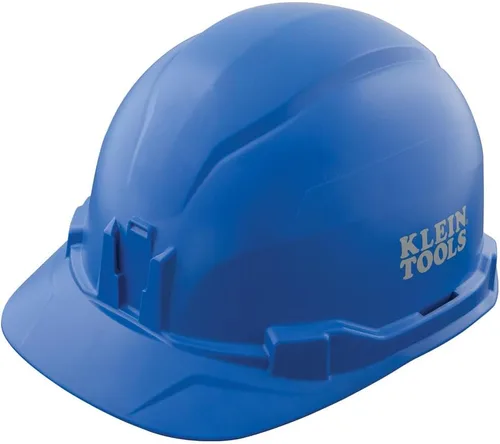 Vista 12 de Klein Tools Casco duro, estilo de gorra no ventilada, acolchado, autodesible, resistente al olor, probado hasta 20 kV Amarillo