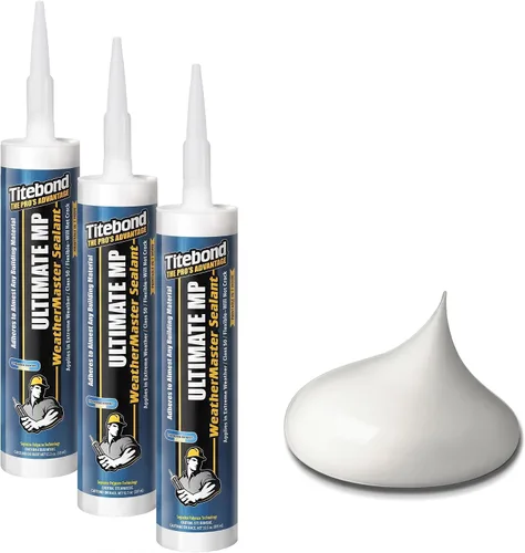 Vista 10 de Titebond WeatherMaster Ultimate MP Cartucho sellador 71111-9.5 onzas, blanco