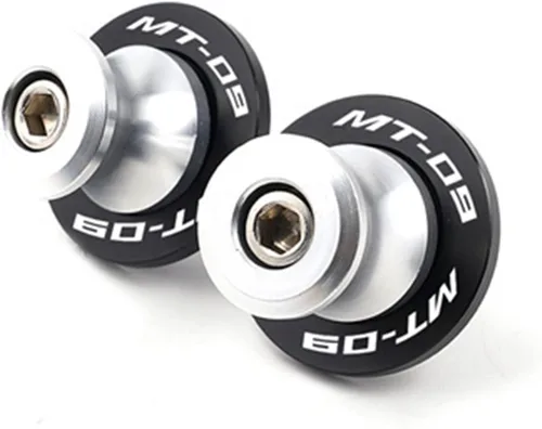 Vista 9 de Carretes de basculante de aluminio CNC de 0.236 in para motocicleta, tornillos deslizantes para Yamaha MT09 MT-09 FZ09 2013-2022 deslizadores
