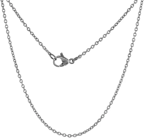 Vista 4 de Collar con medalla de San Benito de plata de ley de 0591in para mujeres y hombres 916 pulgadas redondo Italia 40 a 240in Plata esterlina Sin gemas