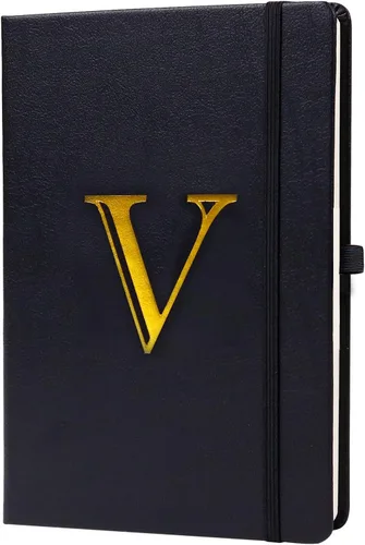 Vista 26 de Cuaderno de negocios para hombres y mujeres, cuaderno A5 con A-Z, cuaderno de papel de escritura de doble cara con divisores, diario de viaje