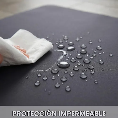 Vista 3 de Tapete para salpicaduras de bebé para debajo de la silla alta, 51 x 51