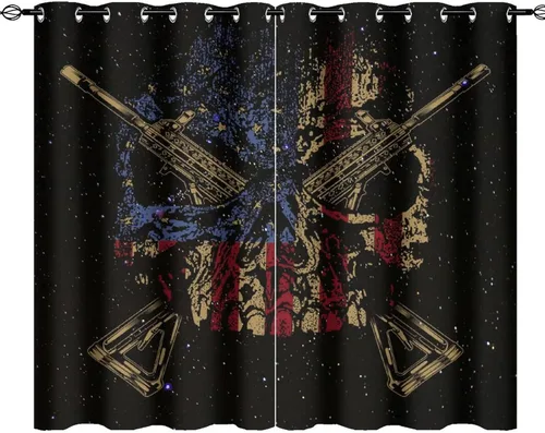 Vista 72 de Cortinas opacas de constelación para sala de estar, arte moderno abstracto, negro, galaxia, blanco, patrón de símbolo de constelación