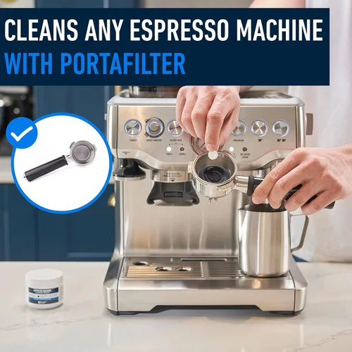 Vista 10 de Essential Values - Pastillas de limpieza para máquina de café expreso (30 unidades), compatibles con Breville Barista Express, Gaggia, Delonghi